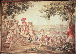 Entrada de Luis XIV (1638-1715) en Dunkerque, 2 de diciembre de 1662 (tapiz) de Charles Le Brun